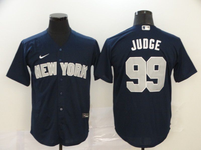 Men New York Yankees #99 Judge Blue Game Nike MLB Jerseys->new york yankees->MLB Jersey